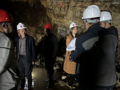业主组织参建单位进行兴安县上桂峡水库扩容工程汛前施工安全检查