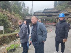 桂林市水利局黄平总工程师赴龙胜水系连通及水美乡村建设工程调研并开展节前